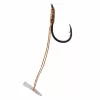 Korum Quickstop Hook Hairs 10 Monofilní předvázané háčky s očkem a protihrotem 4ks