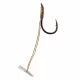 Korum Quickstop Hook Hairs 10 Monofilní předvázané háčky s očkem a protihrotem 4ks