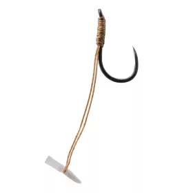   Korum Quickstop Hook Hairs 12 Bezbarbné monofilní předvázané háčky s očkem 4ks