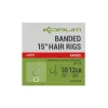 Korum Banded Hair Rigs 8 Barbed Protivkové, očkové monofilové návazce 8ks