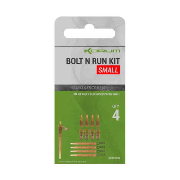 Korum Smokescreen Bolt N Run Kit Malá Sada Koncových Montáží 4ks