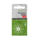 Korum Smokescreen Hookable Bands 6mm Peletové kroužky 8ks