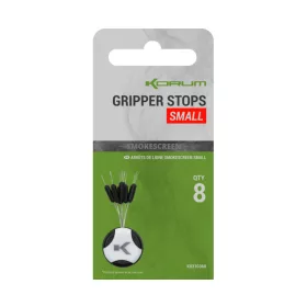 Korum Smokescreen Gripper Stops Mal&aacute; z&aacute;tka 8ks
