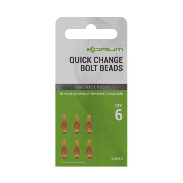 Korum Smokescreen Quick Change Bolt Beads Obratlík 6ks