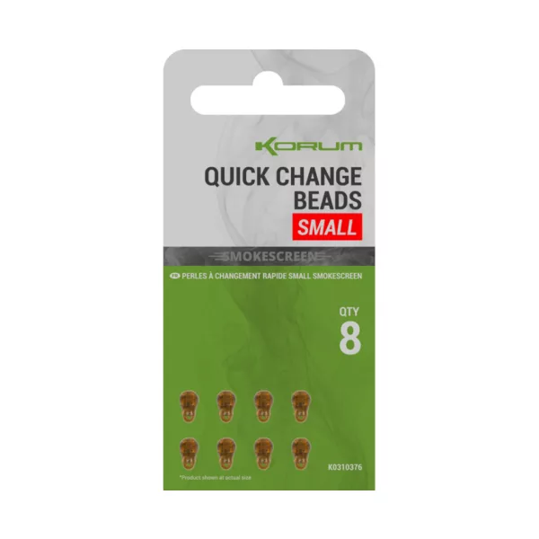 Korum Smokescreen Quick Change Beads Small Rychloklip 8ks