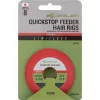 Korum Limitless Quickstop Feeder Hair Rigs 75cm 8 S očkem, ostnatý monofilní předvázaný háček 8ks