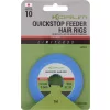 Korum Limitless Quickstop Feeder Hair Rigs 1m 10 Očko, Ostnatý Monofil Návazcový Háček 8ks