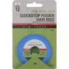 Korum Limitless Quickstop Feeder Hair Rigs 1m 12 Očkový, s háčkem s protihrotem, monofilní předvázaná montáž 8ks