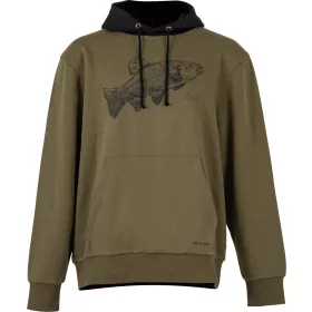 Korum Classic Tench Hoodie Mikina s kapucí 2XL