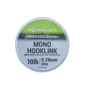   Korum Smokescreen Mono Hooklink 0,28mm Monofilní Návazcový vlasec 50m