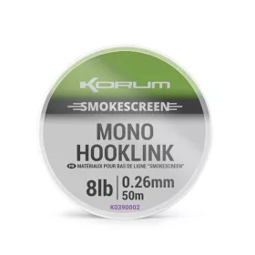   Korum Smokescreen Mono Hooklink 0,30mm Monofilní Návazcový vlasec 50m