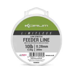  Korum Limitless Feeder Line Monofilní hlavní vlasec 0,28mm 300m