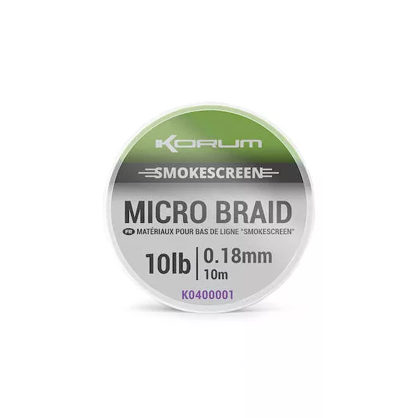 Korum Smokescreen Micro Braid 10lb Předvazovací šňůra