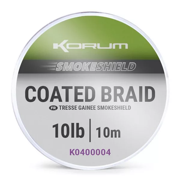 Korum Smokeshield Coated Braid 10lb Pletená Návazcová Šňůra 10m