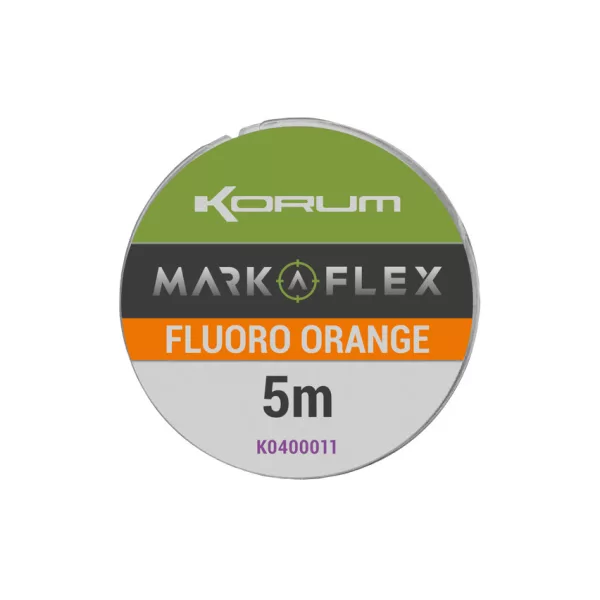 Korum Marka Flex Fluoro Oranžový Monofilní návazcový vlasec 5m
