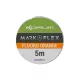 Korum Marka Flex Fluoro Oranžový Monofilní návazcový vlasec 5m