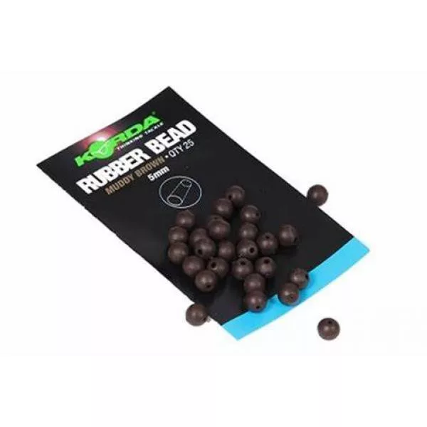 Korda 5mm Bead Brown - gumový korálek