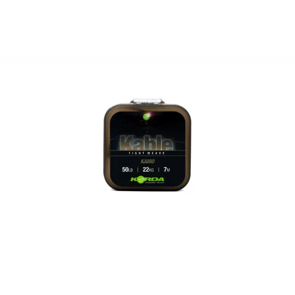 Korda Kable Tight Weave Kamo 7m 22kg Návazcová šňůra