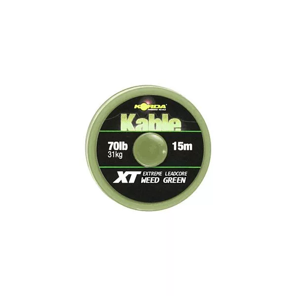 Korda Kable XT Extreme Olověná šňůra 70lb 15m Green