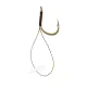 Korum Hook Hairs With Quickstops Barbed Velikost 10 Monofilní předvázaný háček