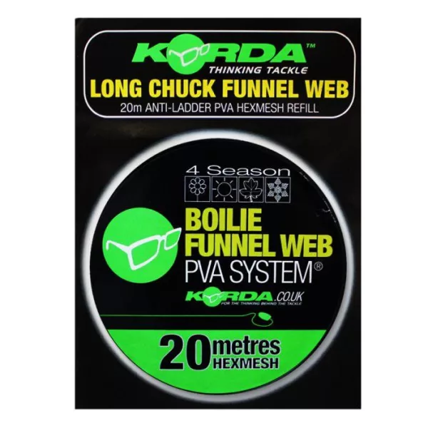 Korda Boilie Funnel Web Hexmesh 20 m Refill - PVA náplň