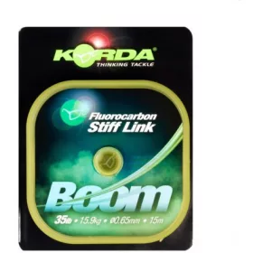   Korda Boom 0.65mm (15m) - krimpovací fluorocarbonový návazcový vlasec na boilies
