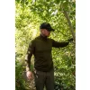 Korda Mock Neck Thermal LS Shirt Dark Olive Hosszú Ujjú Thermo Aláöltözet S