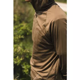   Korda Dark Khaki UPF Hooded Top Dlouhý Rukáv UV Tričko 4XL