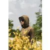 Korda Dark Khaki UPF Hooded Top Tričko s dlouhým rukávem UV S