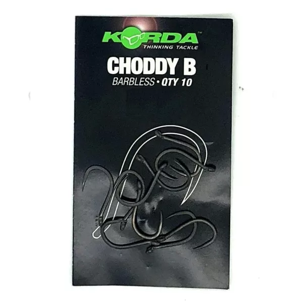 Korda Choddy B 10 Háčkové, bezprotihrotové háčky 10ks