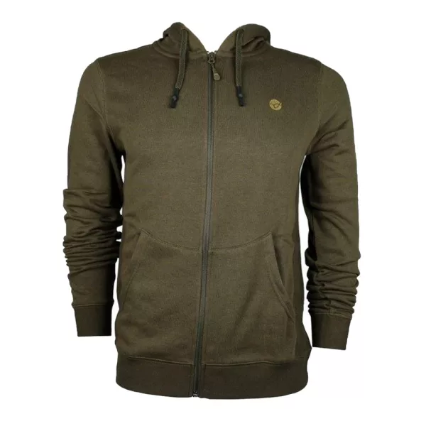 Korda - Kore Olive Zip Hoodie - Mikina s kapucí - XXXL