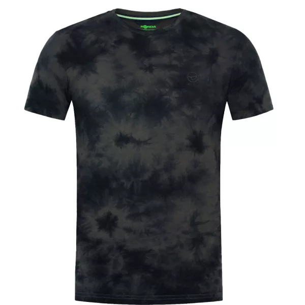 Korda Tie Dye břidlicově šedé tričko 3XL