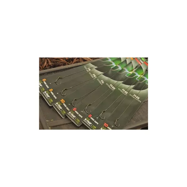 Korda N-Trap DF Rig Size 8 Wide Gape B 20lb- předvázaný kaprový návazec