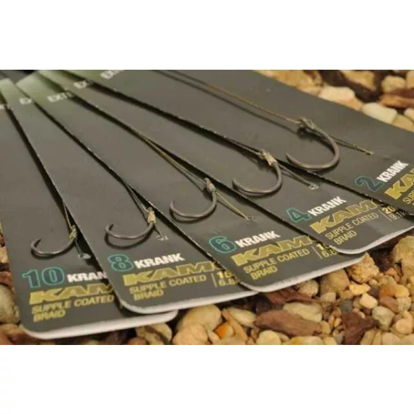 Korda Krank ready rig barbed size 2 - předvázaný kaprový návazec