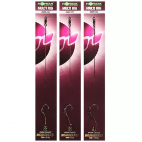   Korda Multi Rig size 4 Barbless Krank Choddy, Kamo 30lb - předvázaný kaprový háček