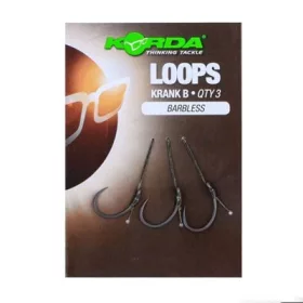   Korda Loop Rigs Size 6B DF Wide Gape 18lb - předvázaný návazec na boilies
