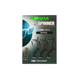   Korda Spinner Hook Sections Kurv 4 Očkový, Bezprotihrotový Háček 3ks