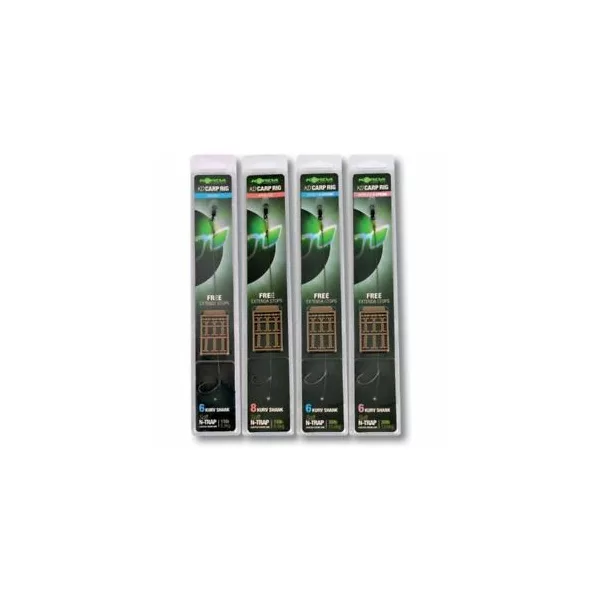 Korda N-Trap KD Rig Size 4 Kurv 20lb - předvázaný kaprový návazec