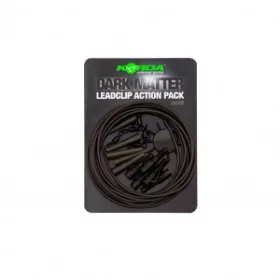   Korda Dark Matter Action Pack Weed - sada olověných klipsů