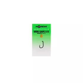   Korda Essentials Wide Gape X 8 Füles, Szakáll Nélküli Horog 10db