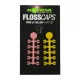 Korda Floss Caps Pink/Yellow - zarážka na boilies