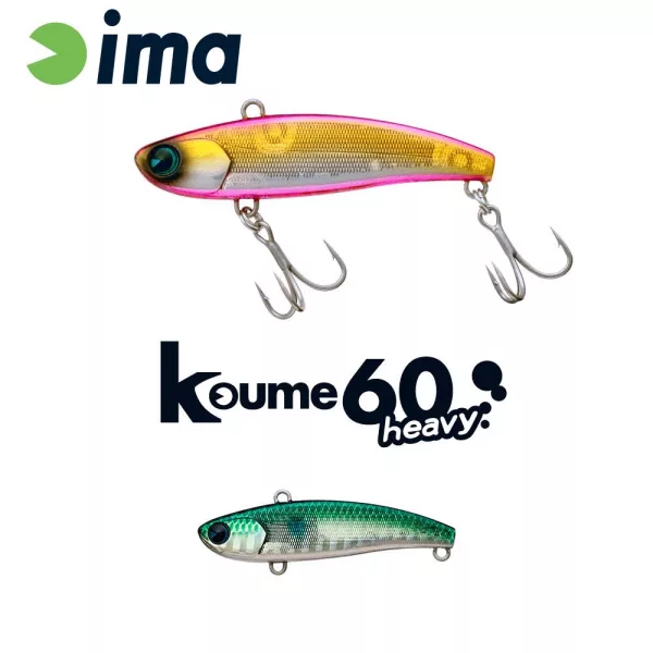 Ima Koume Vibration 60 Heavy 6cm 17gr 120 Gold Mullet Wobbler
