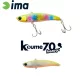 Ima Koume Vibration 70 Heavy 7cm 18gr 102 Chart Back Pearl Wobler