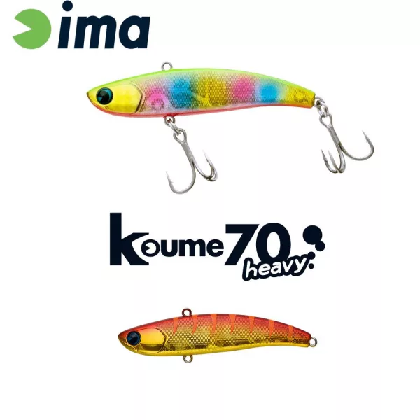 Ima Koume Vibration 70 Heavy 7cm 18gr 108 Akakin OG Wobler