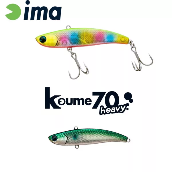 Ima Koume Vibration 70 Heavy 7cm 18gr 120 Gold Mullet Wobler