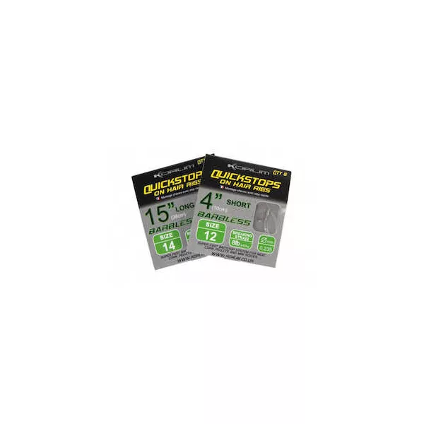 Korum Hair Rigs With Quickstops 4 Velikost 16 Monofilní předvázaný háček