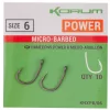 Korum Xpert Power - Micro-barbed (size 6) Feeder háček