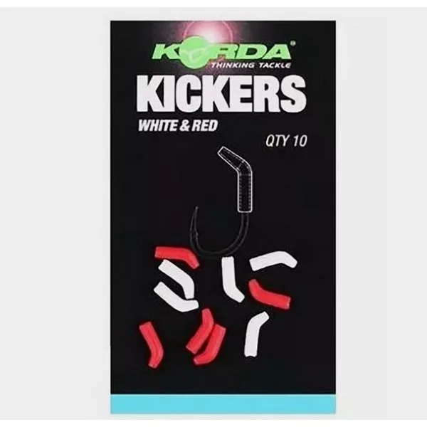 Korda Red / White Kickers Medium - vyrovnávač háčků
