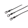 Korda Kable Leadcore Leader Ring Swivel Weed Bojlová Montáž 50cm 3ks