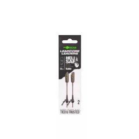   Korda Kable Leadcore Leader Heli Safe Gravel Bojlová Montáž 50cm 2ks